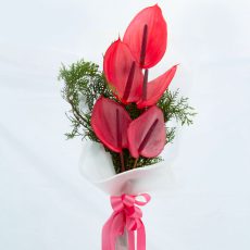دسته گل آنتوریوم